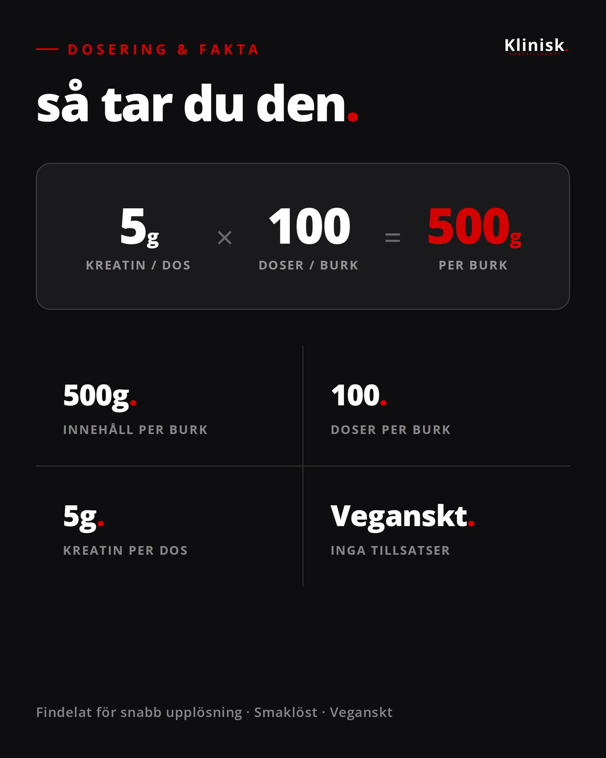 Kreatin Monohydrat 500 g